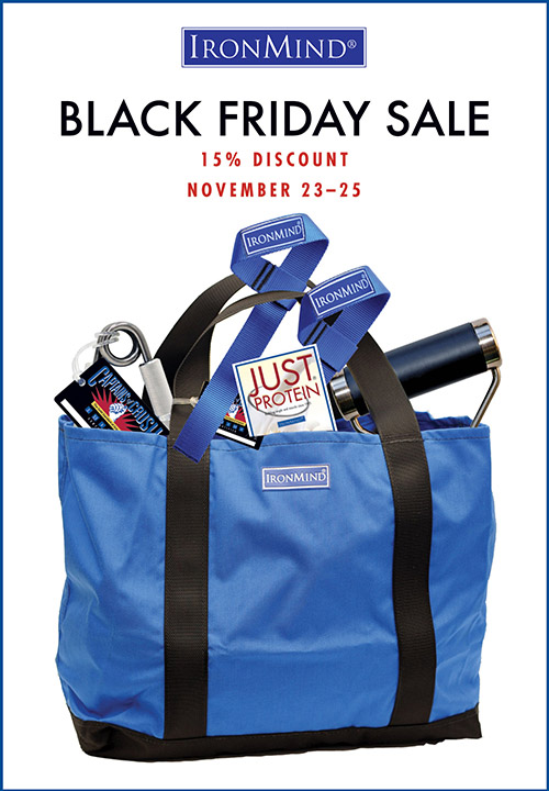 Black Friday Savings at IronMind!