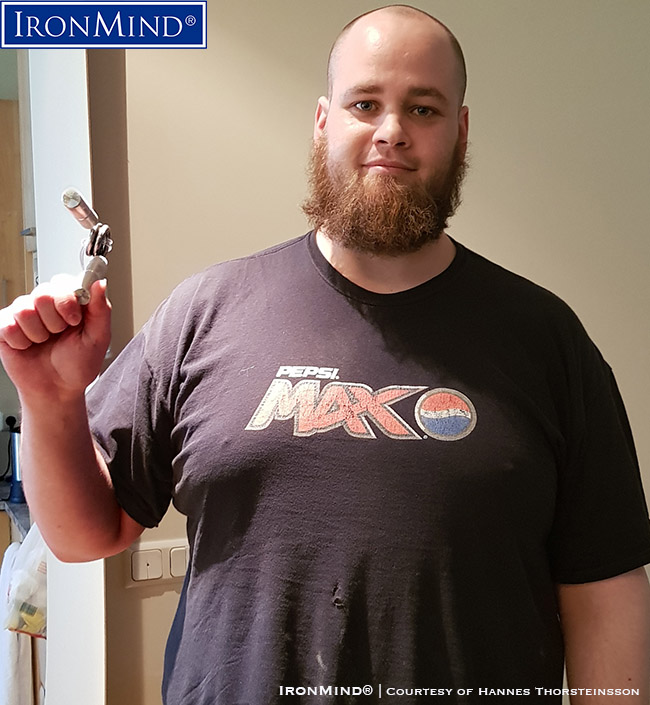 Hannes Thorsteinsson Certifies on the Captains of Crush No. 3 Gripper