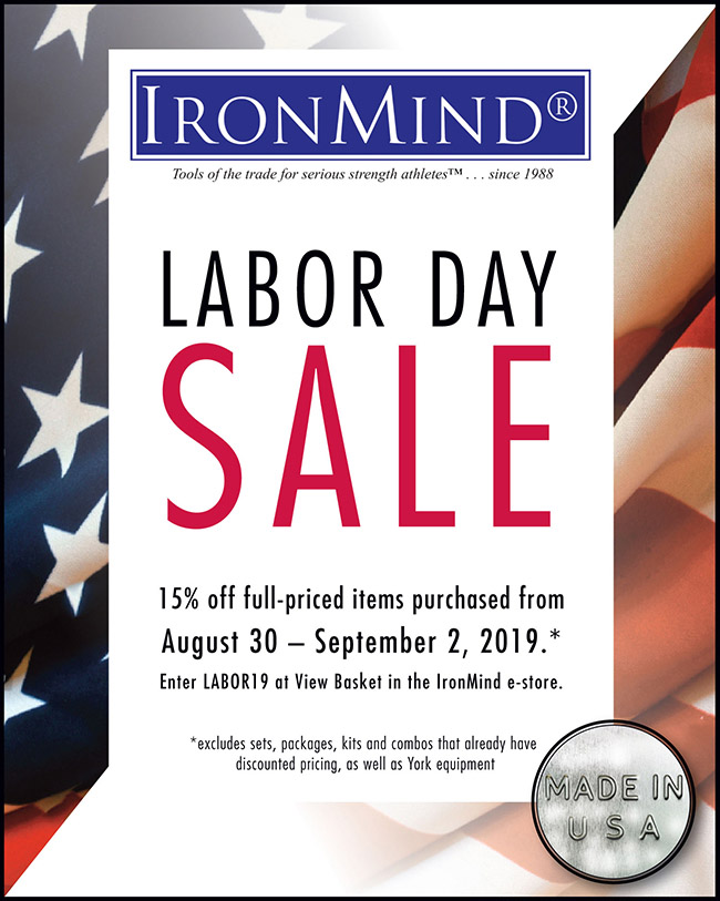 Enjoy IronMind’s Labor Day Sale: Make Your Dreams Come True