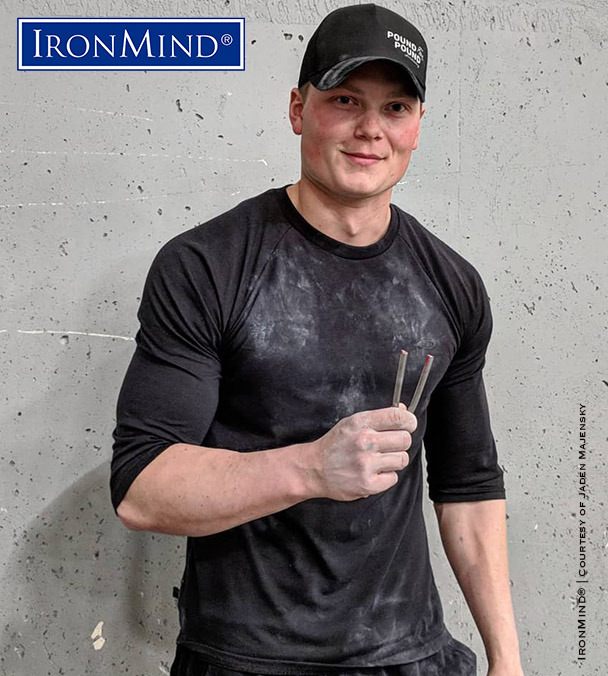 Canadian Teenager Jaden Majensky Certifies on the IronMind Red Nail