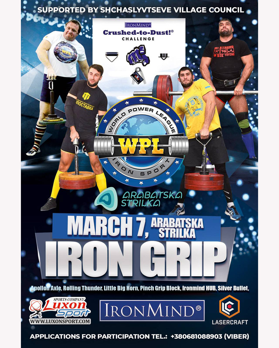 Iron Grip Armlifting Contests in March