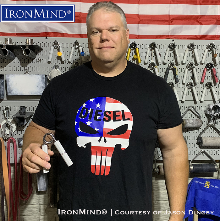 Jason Dingey Certifies on the Captains of Crush No. 3 Gripper