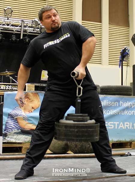 Speaking of the Third Annual IronMind Grip Classic, Jyrki Rantanen told IronMind, &ldquo;The pre-favorite for the men&acute;s competition is last year&rsquo;s winner, Alexey Tyukalov."  IronMind&reg; |  Photo by www.photobypiia.com