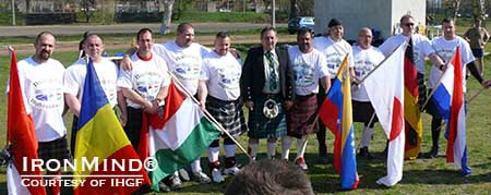 Here&rsquo;s the lineup of competitors for the 2014 IHGF Budapest Highland Games Championships.  IronMind&reg; | Courtesy of IHGF