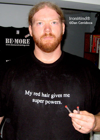 Is it really as simple as Chris Rider's shirt makes it sound? Regardless, Chris just certified on the IronMind® Red Nail™. IronMind® | Den Cenidoza photo. Is it really as simple as Chris Rider's shirt makes it sound? Regardless, Chris just certified on the IronMind® Red Nail™. IronMind® | Den Cenidoza photo.