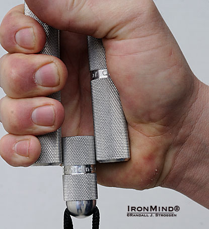 Here&rsquo;s a closeup of what a legal position looks like for the CoC Silver Bullet Challenge.  IronMind&reg; | Randall J. Strossen photo.  