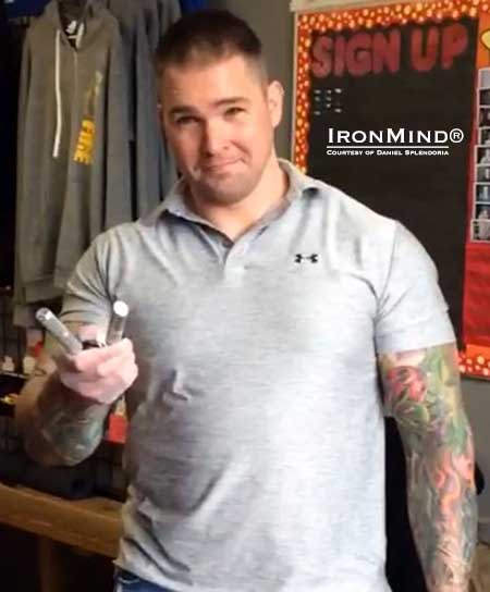 On the job and in the gym, Dan Splendoria&rsquo;s grip strength gives him the competitive edge&mdash;congratulations to the latest man to be certified on the benchmark Captains of Crush No. 3 gripper.  IronMind&reg; | Photo courtesy of Daniel Splendoria