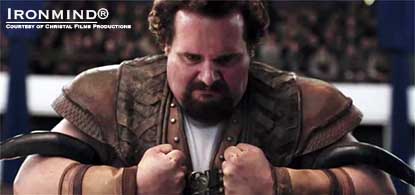 The Louis Cyr film starring Antoine Bertrand as Louis Cyr is opening this summer. IronMind® | Image courtesy of Christal Films Productions. The Louis Cyr film starring Antoine Bertrand as Louis Cyr is opening this summer. IronMind® | Image courtesy of Christal Films Productions.