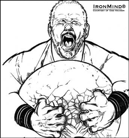 Strongman, grip strength and Mas wrestling are on the card when the Odd Haugen Strength Classic comes to Northern California this summer. IronMind® | Image courtesy of Odd Haugen. Strongman, grip strength and Mas wrestling are on the card when the Odd Haugen Strength Classic comes to Northern California this summer. IronMind® | Image courtesy of Odd Haugen.