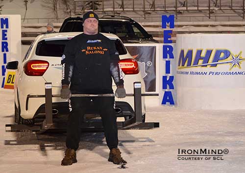Krzysztof Radzikowski fought the winter weather as well as the events themselves to claim the Iceman IV title. IronMind® | Courtesy of SCL. Krzysztof Radzikowski fought the winter weather as well as the events themselves to claim the Iceman IV title. IronMind® | Courtesy of SCL.
