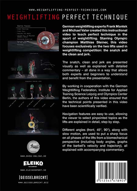 Learn perfect weightlifting technique from German Weightlifting Federation experts Frank Mantek and Michael Vater.  IronMind&reg; | Courtesy of BVDG